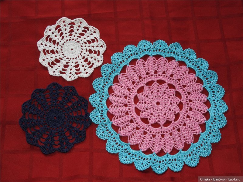 Вязание салфеток крючком - моё хобби