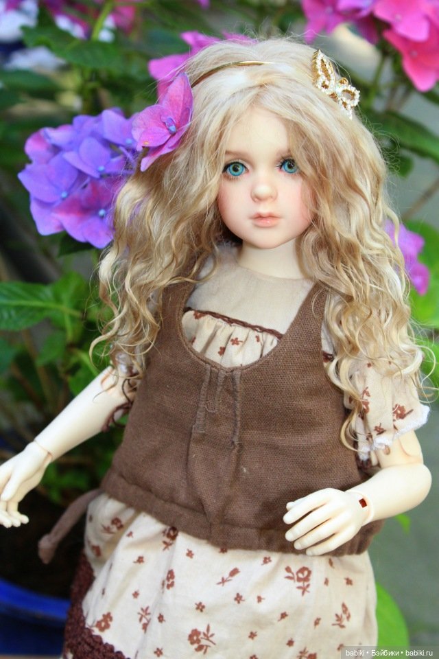 Аделина в саду с Гортензиями. (Dollshe Rosa) (фото 5)