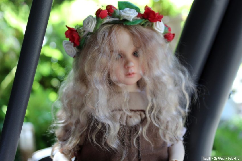 Розочка в веночке из роз — Куклы Dollshe Craft (Доллше): BJD (БЖД)