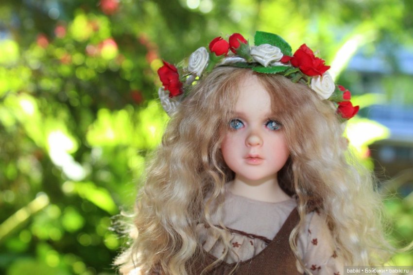 Розочка в веночке из роз — Куклы Dollshe Craft (Доллше): BJD (БЖД) (фото 3)
