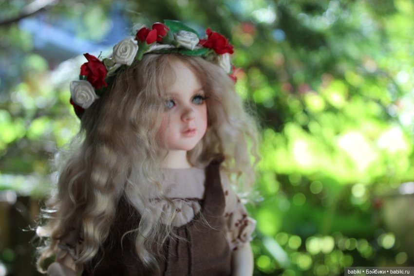Розочка в веночке из роз — Куклы Dollshe Craft (Доллше): BJD (БЖД) (фото 2)