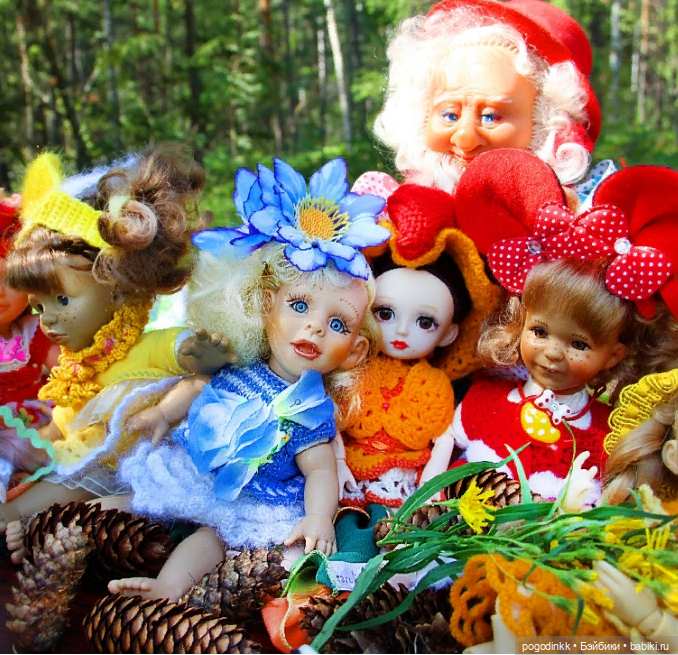 Дядюшка Фокус - Покус и куклята отдыхают на природе