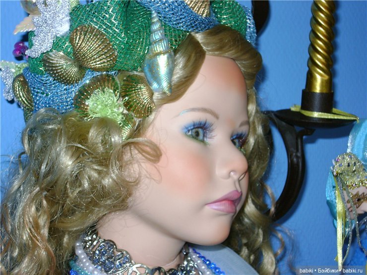 Русалочка Aqua, еще одно фарфоровое чудо от Ширли (фото 3)