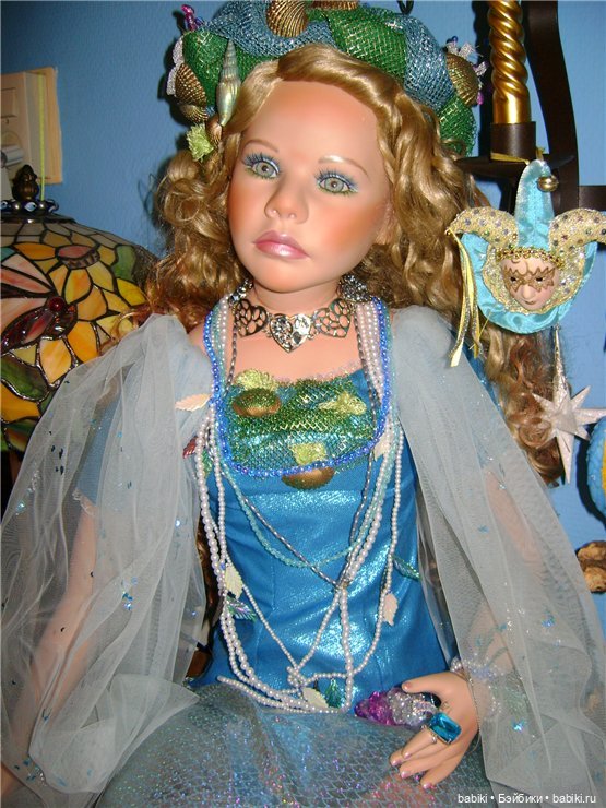 Русалочка Aqua, еще одно фарфоровое чудо от Ширли (фото 6)