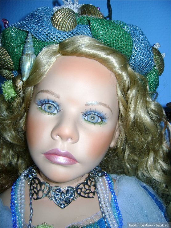 Русалочка Aqua, еще одно фарфоровое чудо от Ширли (фото 4)