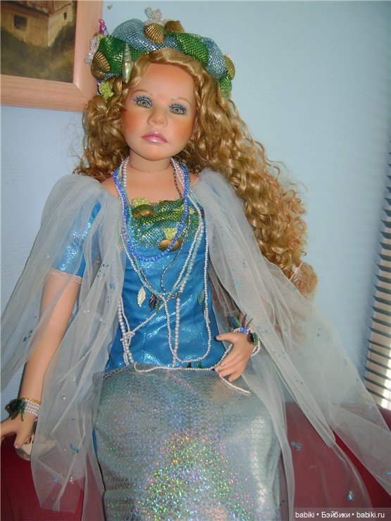 Русалочка Aqua, еще одно фарфоровое чудо от Ширли (фото 2)