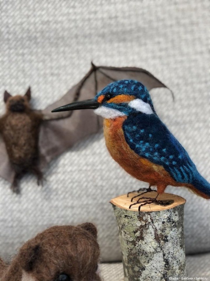 Авторские войлочные скульптуры by Amy Grimsby (Эми Гримсби) (фото 10)