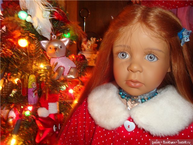 Марселина и елочка. Моя коллекционная кукла из коллекции "Luna Baby's collection"