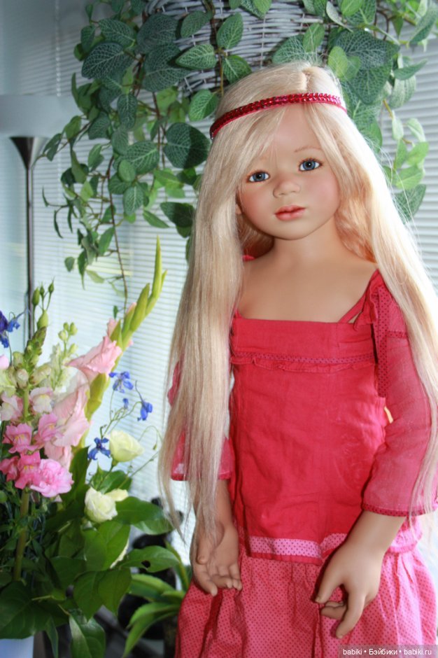 Еще одна нежная красавица, Сини. Коллекционная кукла от Annette Himstedt (фото 3)