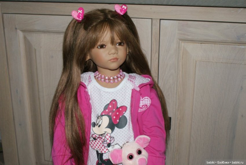 Маленький воробушек, Лири. Коллекционная кукла от Annette Himstedt (фото 7)