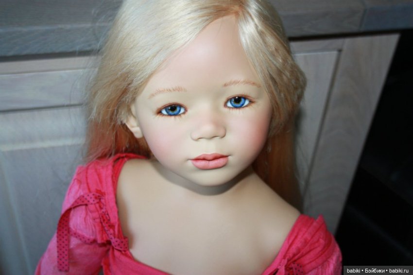 Еще одна нежная красавица, Сини. Коллекционная кукла от Annette Himstedt