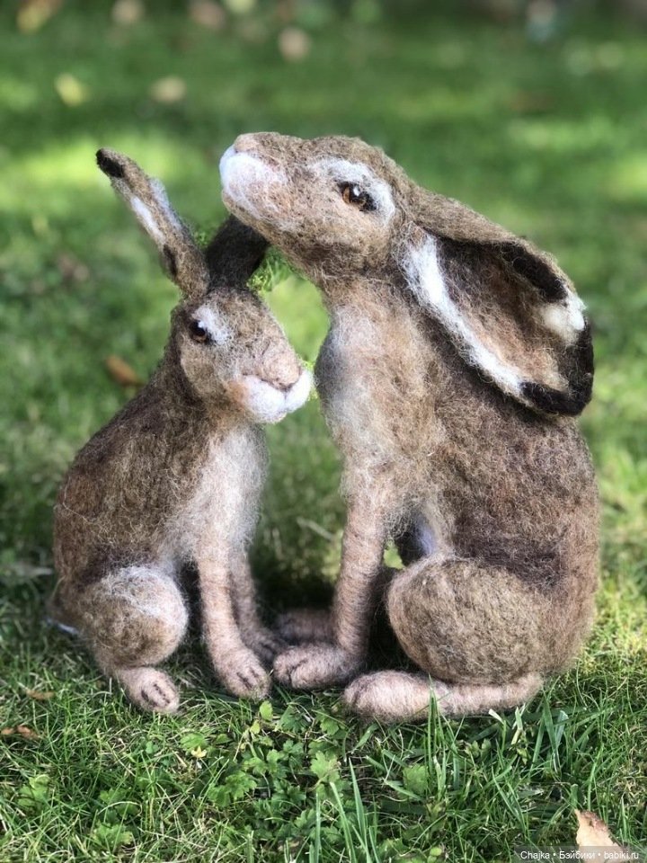 Авторские войлочные скульптуры by Amy Grimsby (Эми Гримсби) (фото 3)