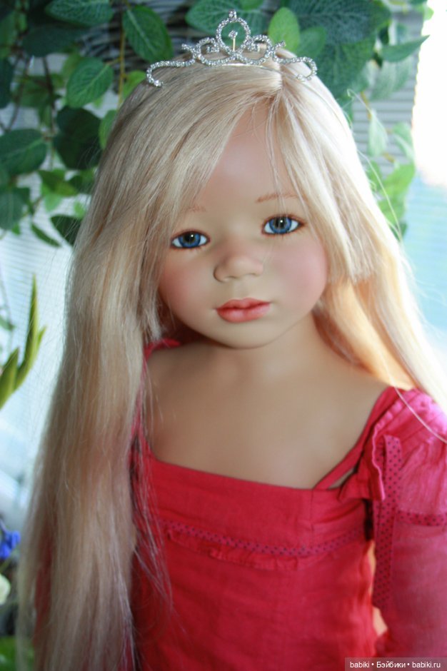 Еще одна нежная красавица, Сини. Коллекционная кукла от Annette Himstedt (фото 4)