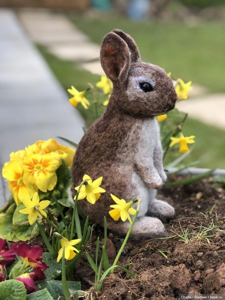 Авторские войлочные скульптуры by Amy Grimsby (Эми Гримсби) (фото 9)