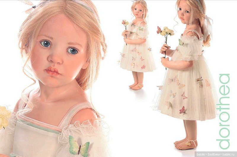 Фарфоровые куклы WOP Dorothea и Serafina из коллекции Vanilla Sky 2014 Hildegard Gunzel