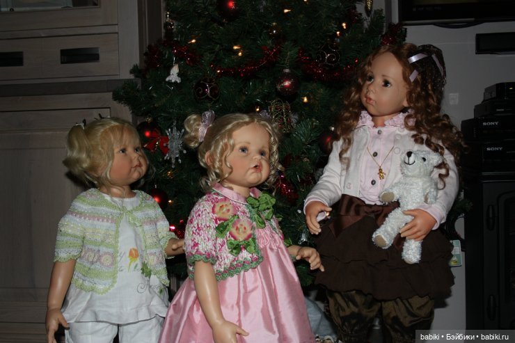 А у нас сегодня Рождество! Куколы Hildegard Gunzel под елкой (фото 3)