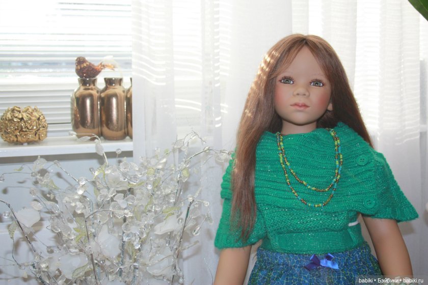 Инга в осеннем наряде. Коллекционная кукла от Annette Himstedt (фото 2)