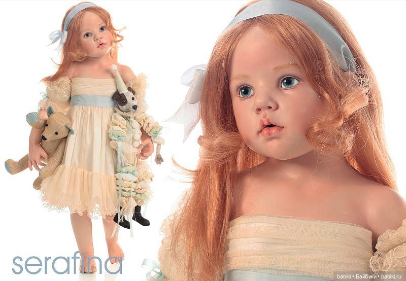 Фарфоровые куклы WOP Dorothea и Serafina из коллекции Vanilla Sky 2014 Hildegard Gunzel (фото 6)