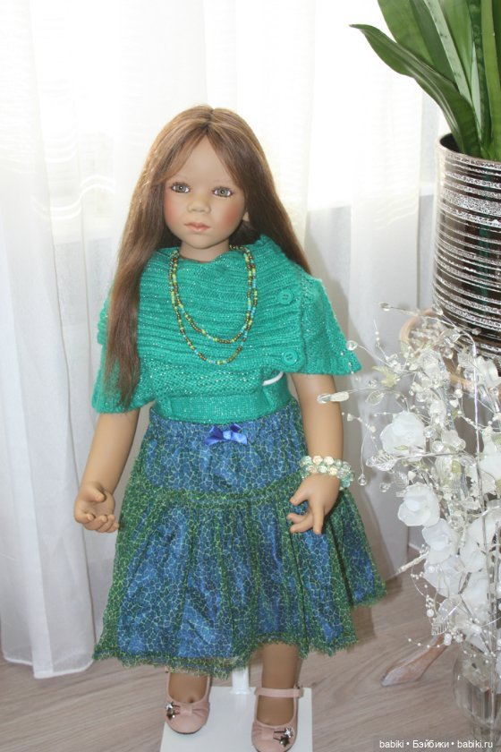 Инга в осеннем наряде. Коллекционная кукла от Annette Himstedt (фото 3)