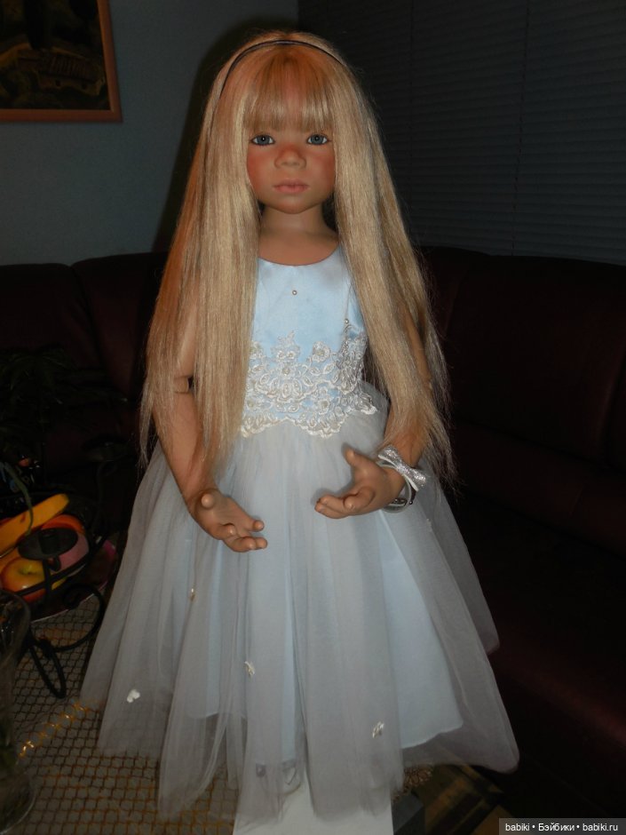 Моня - Алиса. Коллекционные куклы от Annette Himstedt (фото 2)