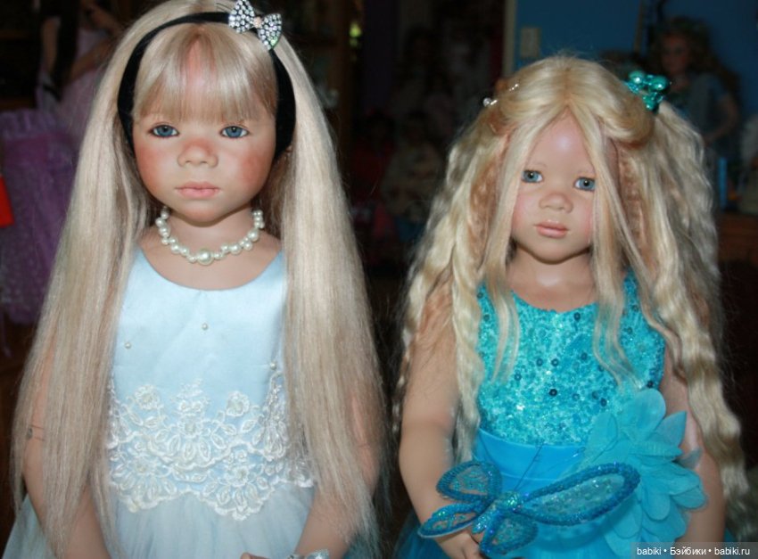 Голубое настроение. Коллекционные куклы от Annette Himstedt