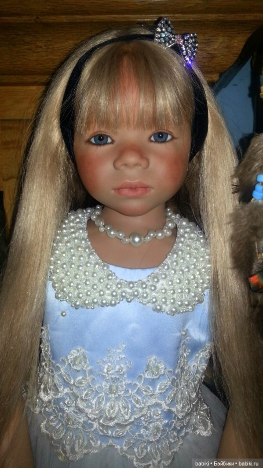 Моня - Алиса. Коллекционные куклы от Annette Himstedt (фото 6)