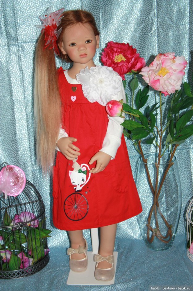Лиле, летнее насторение. Коллекционная кукла от Anette Himstedt (фото 5)
