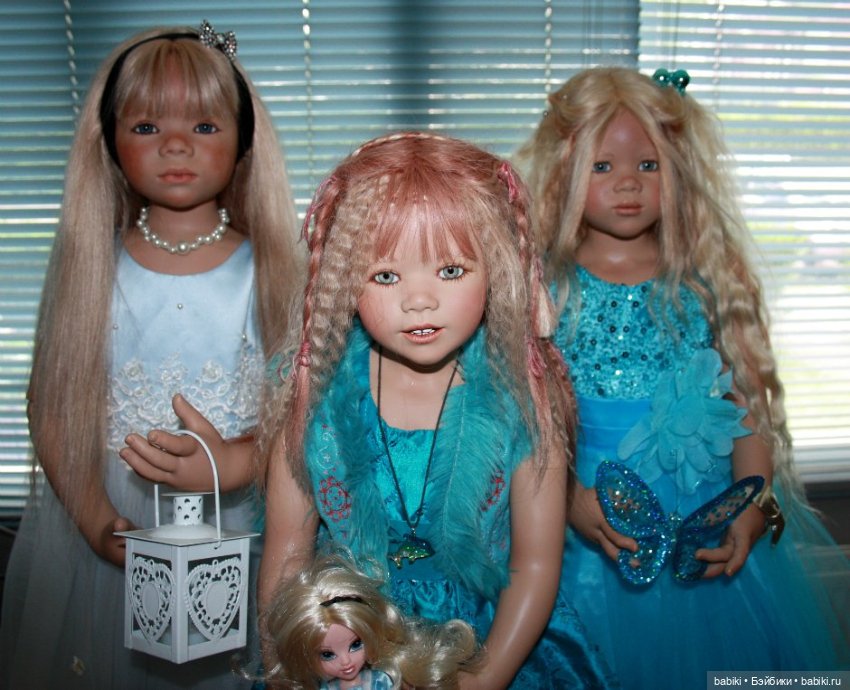 Голубое настроение. Коллекционные куклы от Annette Himstedt (фото 8)