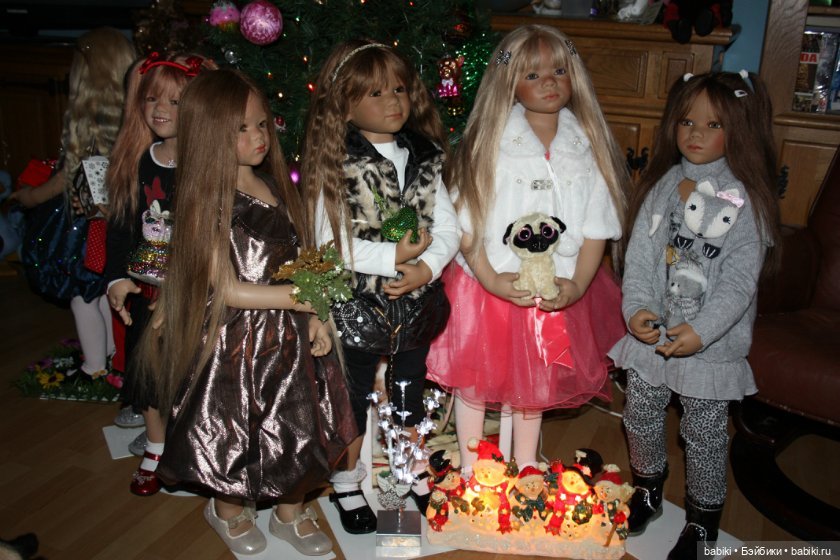 Новый год с куклами от Annette Himstedt