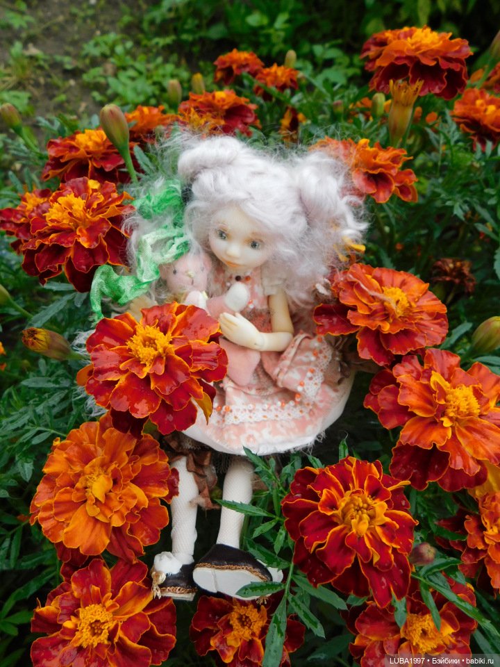 Кусочек уходящего лета в моей коллекции кукол. 3 часть