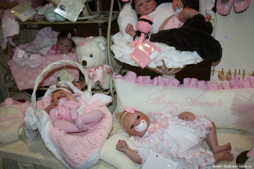 Любителям реборнов. Из серии: Международная выставка кукол в s'-Hertogenbosch (Den Bosch) в Голландии - 2013. Часть пятая