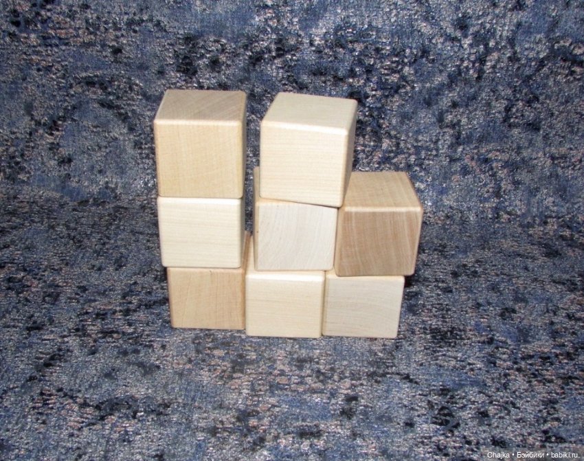 Берёзовые кубики для кукол (фото 2)