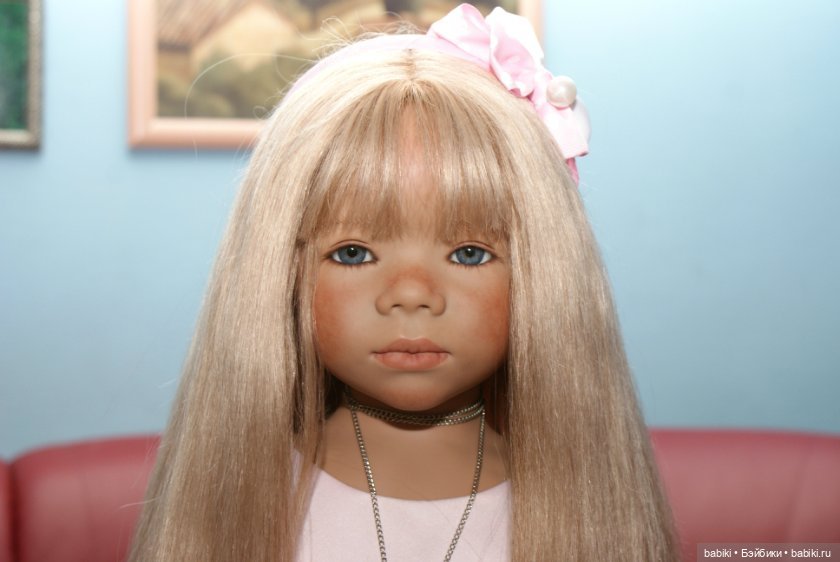 Розовое настроение. Коллекционные куклы от Annette Himstedt