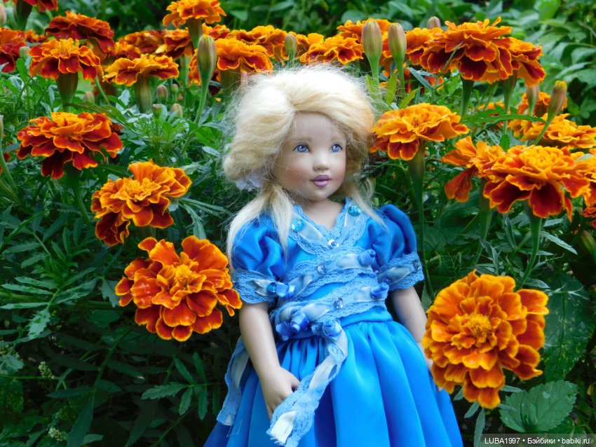 Кусочек уходящего лета в моей коллекции кукол. 4 часть