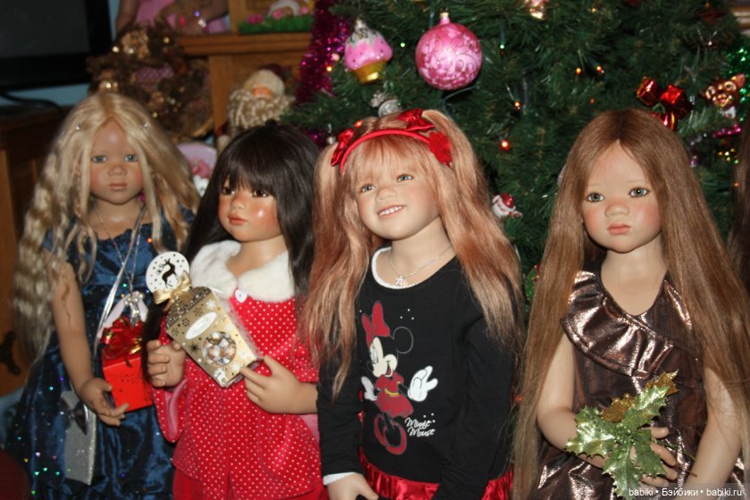 Новый год с куклами от Annette Himstedt