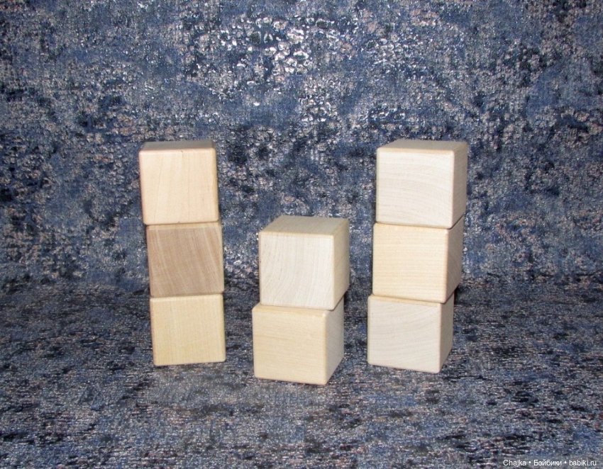 Берёзовые кубики для кукол (фото 3)
