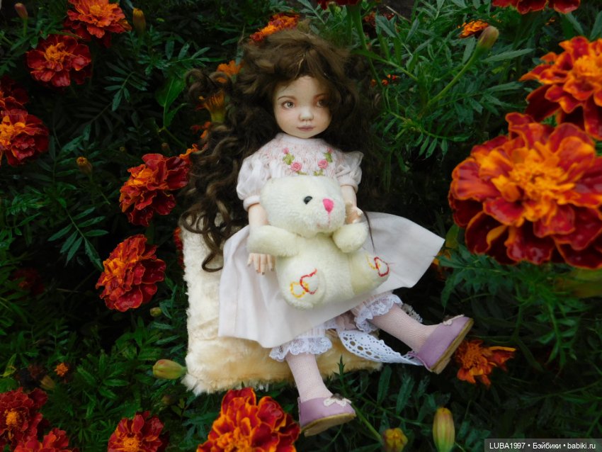 Кусочек уходящего лета в моей коллекции кукол. 3 часть