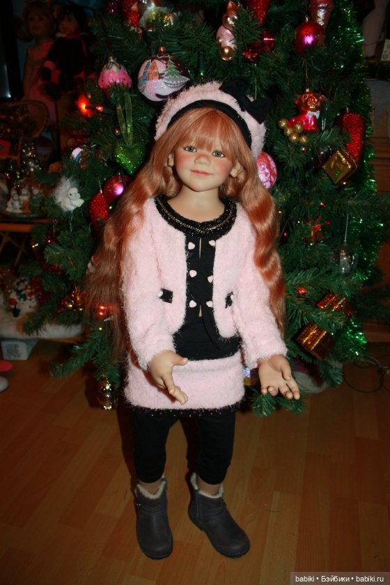 Ида под елочкой. Коллекционная кукла от Annette Himstedt (фото 7)