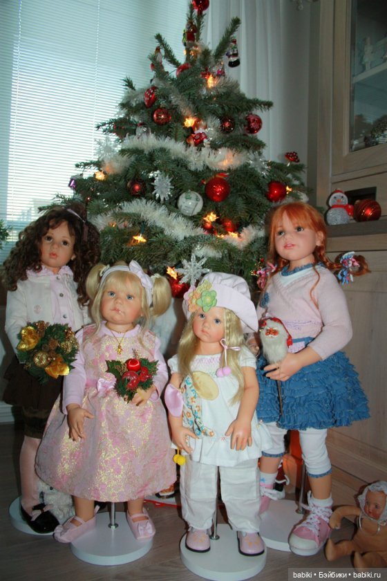 Рождество 2013 с куклами от Hildegard Gunzel