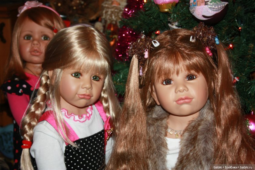 С наступающим Новым 2014 годом поздравления от моих кукол из коллекции Masterpiece