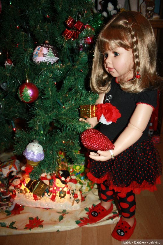 С наступающим Новым 2014 годом поздравления от моих кукол из коллекции Masterpiece