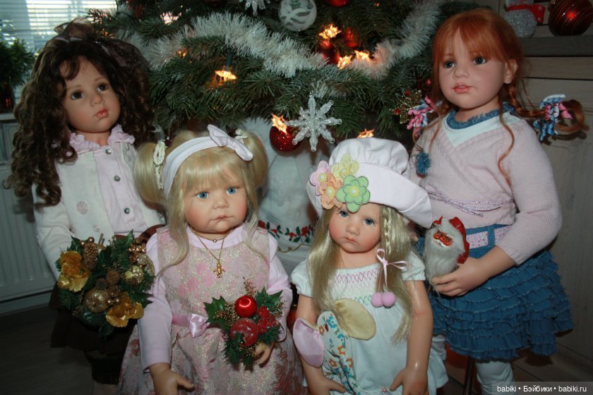 Рождество 2013 с куклами от Hildegard Gunzel