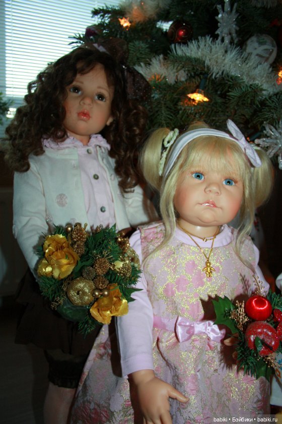 Рождество 2013 с куклами от Hildegard Gunzel