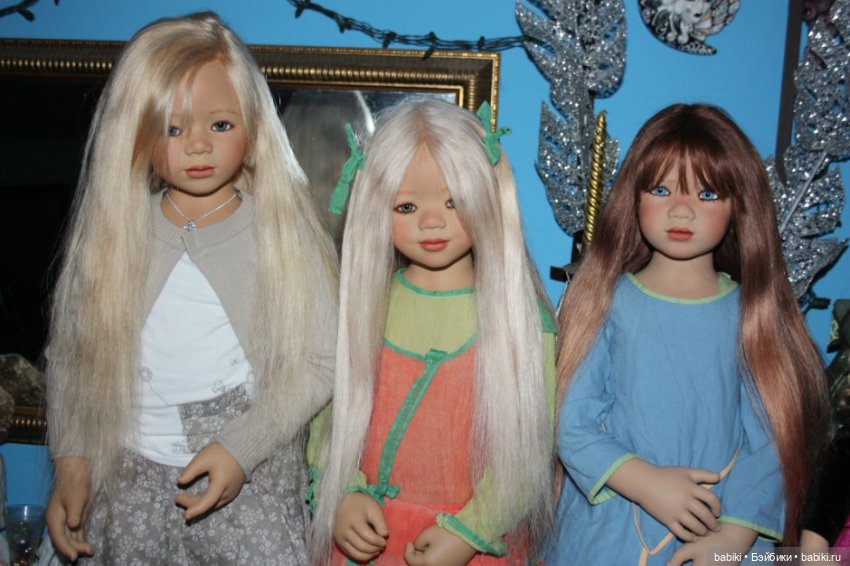 Три блондинки и брюнетка. Коллекционные куклы Annette Himstedt (фото 7)
