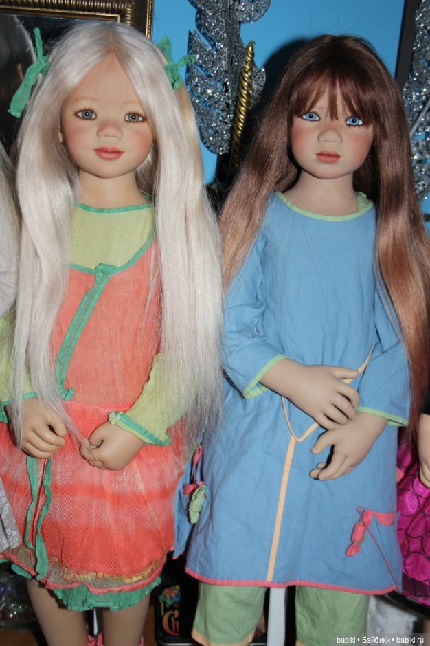 Три блондинки и брюнетка. Коллекционные куклы Annette Himstedt (фото 8)