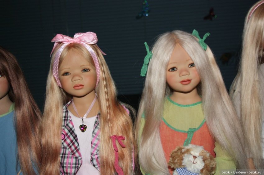 Три блондинки и брюнетка. Коллекционные куклы Annette Himstedt (фото 9)