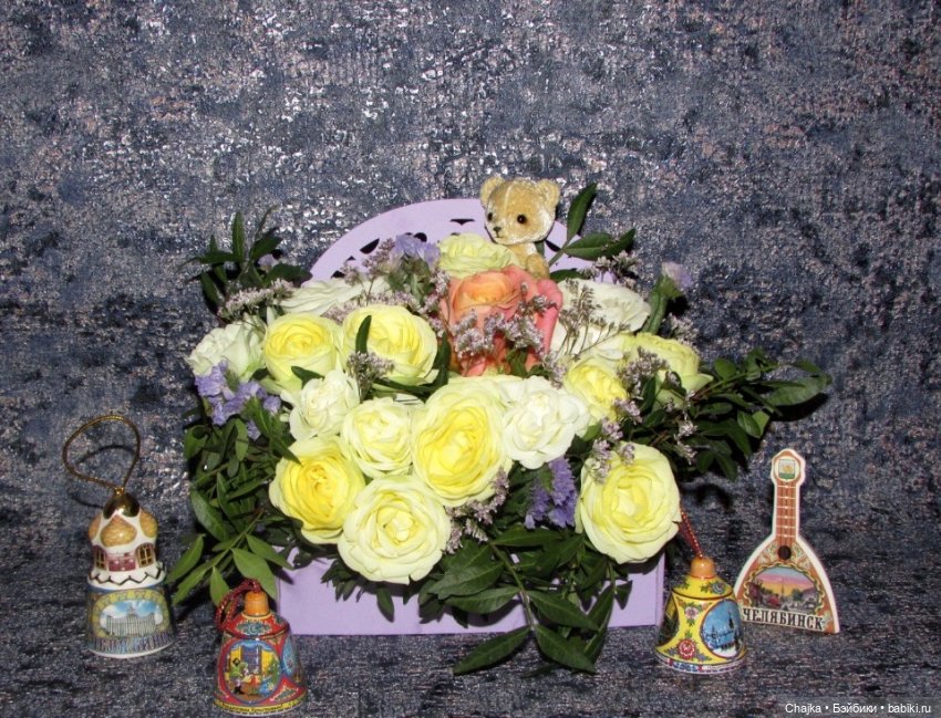 Цветочное настроение моих медвежат (фото 9)