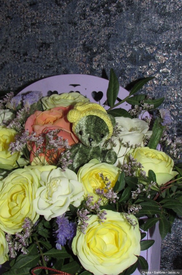 Цветочное настроение моих медвежат