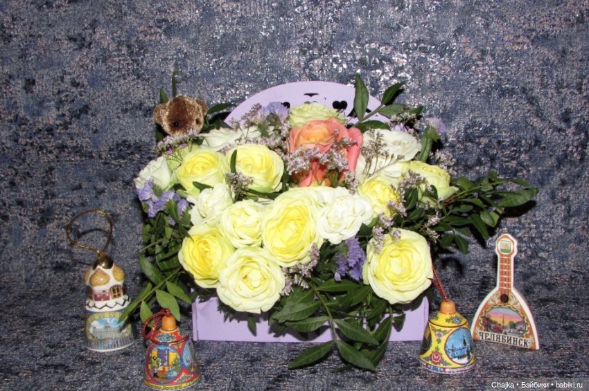 Цветочное настроение моих медвежат