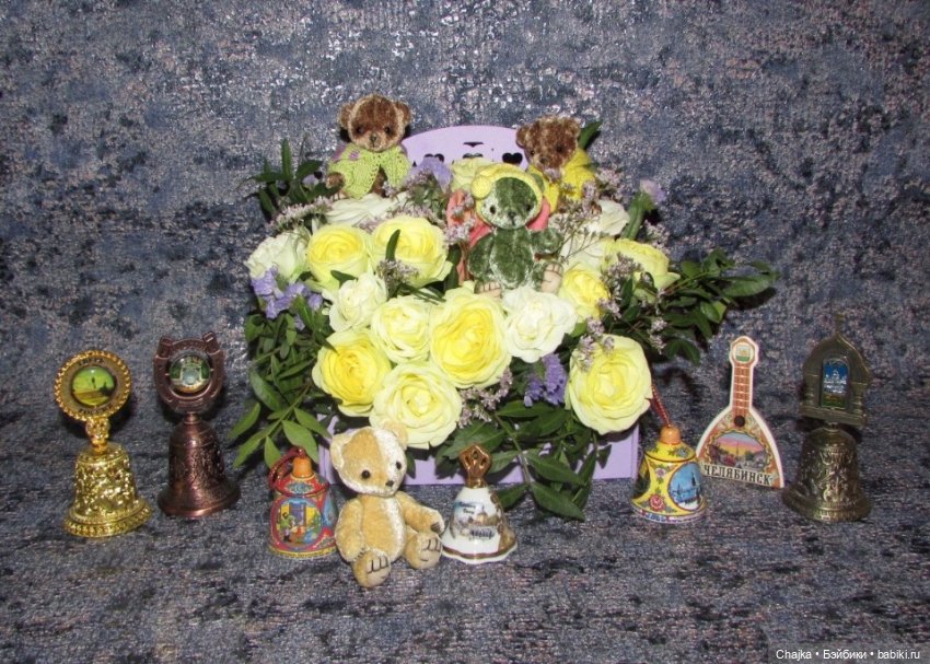Цветочное настроение моих медвежат (фото 3)